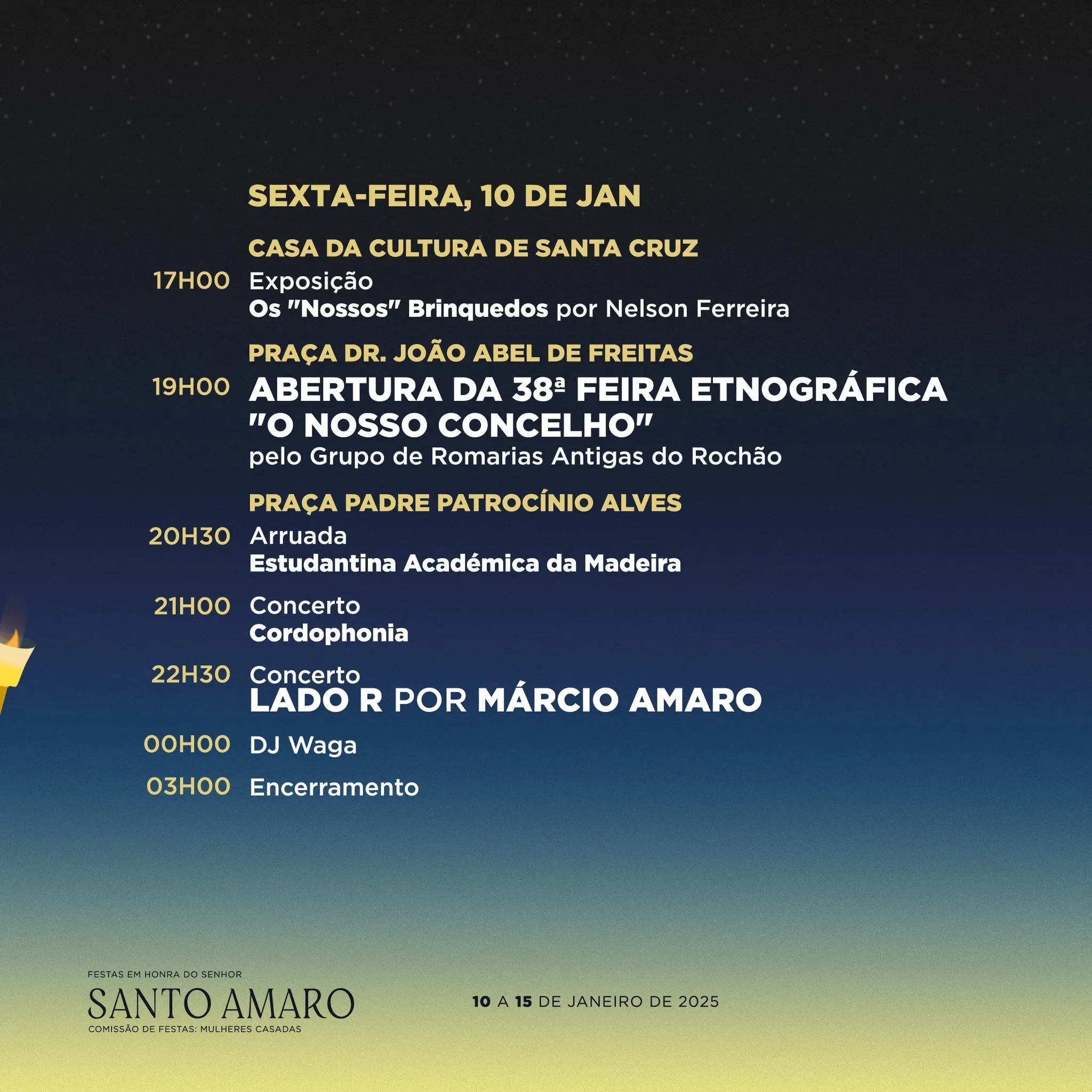 Festa de Santo Amaro 2025 Santa Cruz