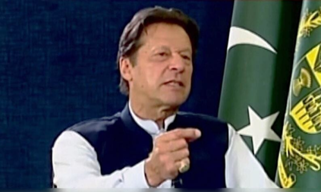 PM Imran says 'establishment' gave him three options: resignation, no-confidence vote or elections
