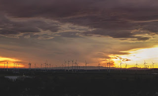 Un parc d'éoliennes