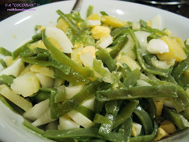 Ensalada de patatas y judías verdes