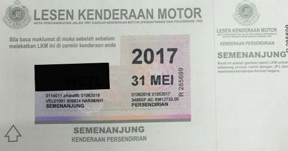 'Renew Roadtax ' Saman Bukan Penghalang  1Media.My