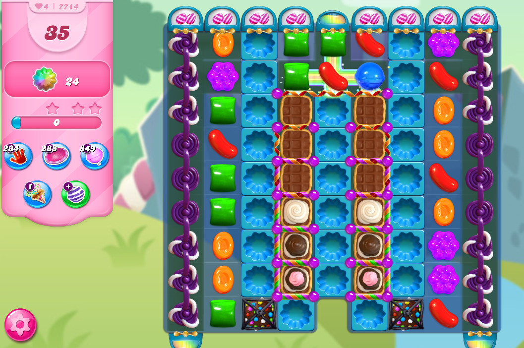 Candy Crush Saga level 7714