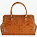 Exotica Women's Real Alligator Handmade Handbag Purse Duffle Bag