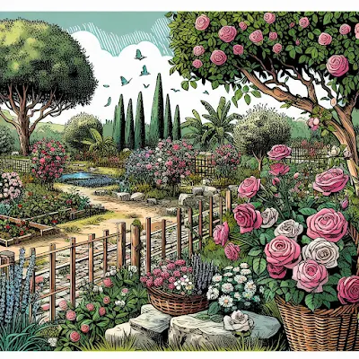 Rose Garden Tranquility: Crafting a Serene Haven of Roses