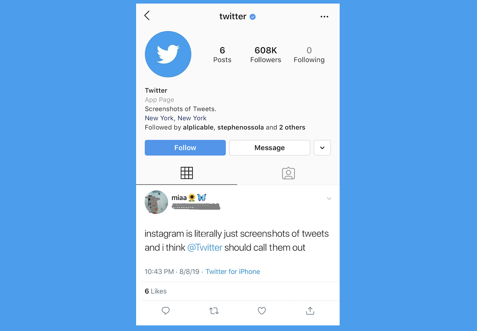 Twitter Calls Out Instagram For Gaining Notoriety With Screenshots Of Tweets Digital Information World