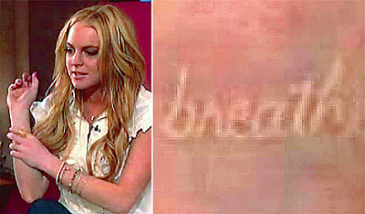 Lindsay Lohan Tattoo design