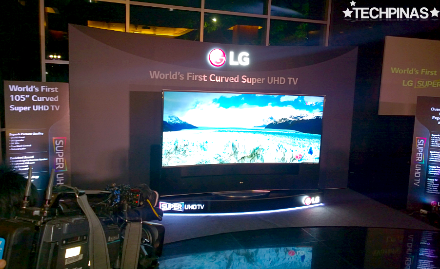 Largest UHD Curved Ultra HD TV, LG 105UC9