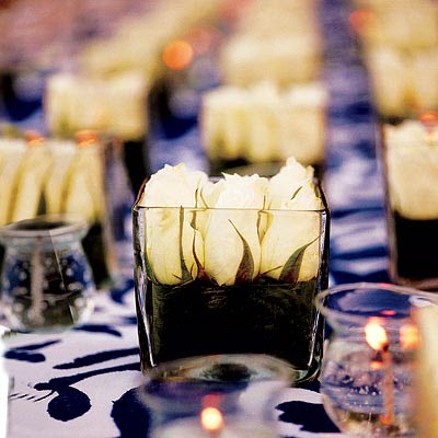 Centerpiece of the Day From Christina Aguillera 39s wedding