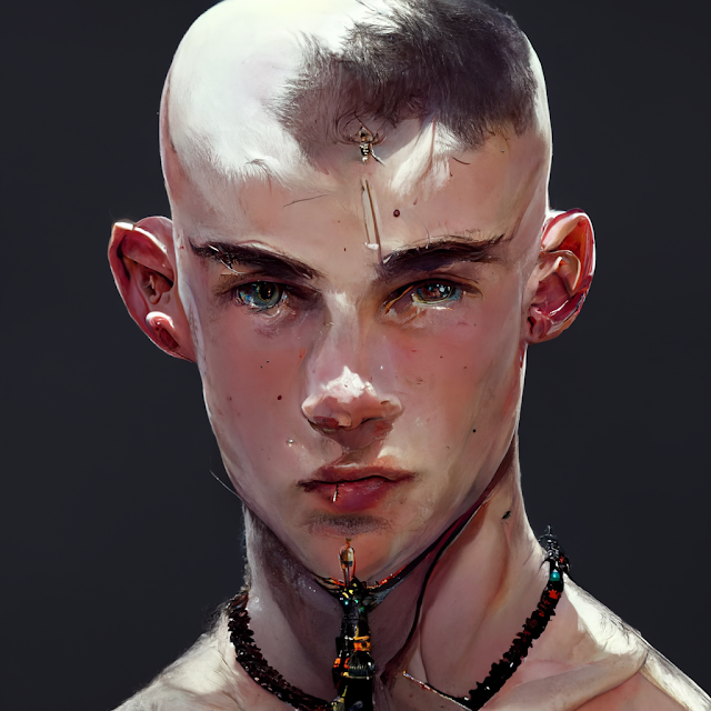 handsome young monk