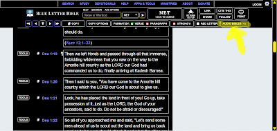 Screenshot- Blue Letter Bible- Highlighting Audio Bible Tab