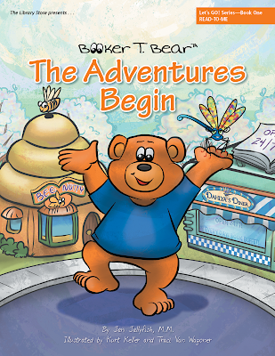 children's book, Booker T. Bear The Adventures Begin written by Jen Jellyfish, M.M., illustrated by Traci Van Wagoner and Kurt Keller at Imagine That! Design