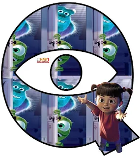 Alfabeto de Monstruos S.A. con Boo.