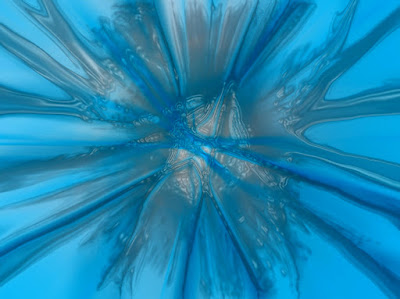 Blu Blast Abstract art