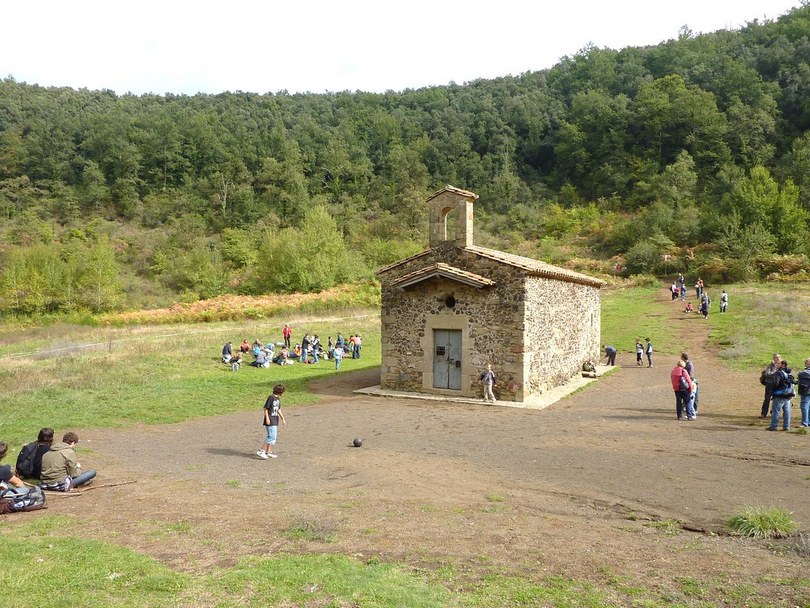 Crater Of  Santa Margarida, La Garrotxa, Girona, Spain