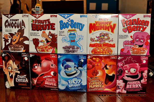 cereal boxes