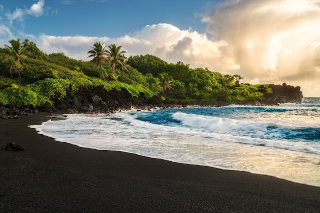 Hide Caption : The  Most Exotic Black Sand Beaches in the World