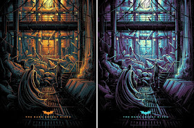 The Dark Knight Rises Screen Print by Dan Mumford x Bottleneck Gallery