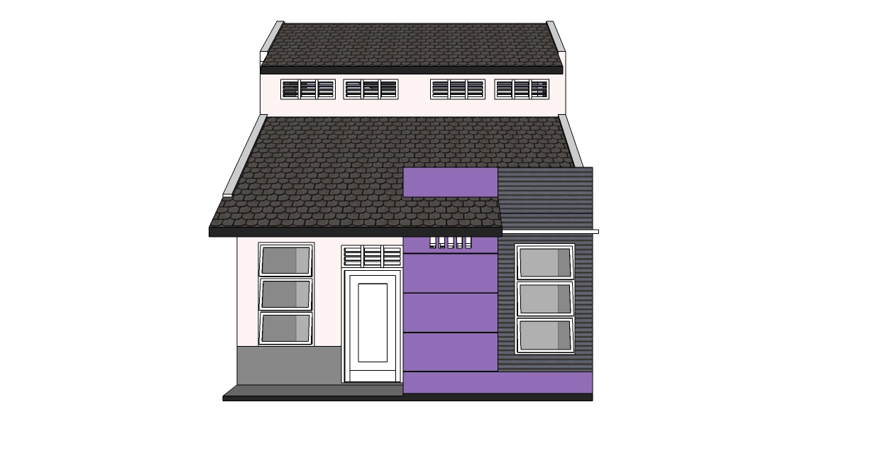 Desain Rumah Minimalis Coreldraw - House Q