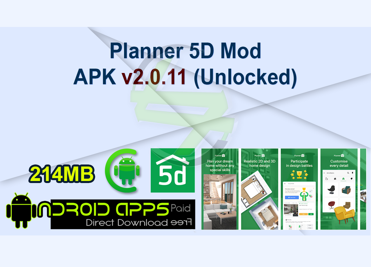 Planner 5D Mod APK v2.0.11 (Unlocked)