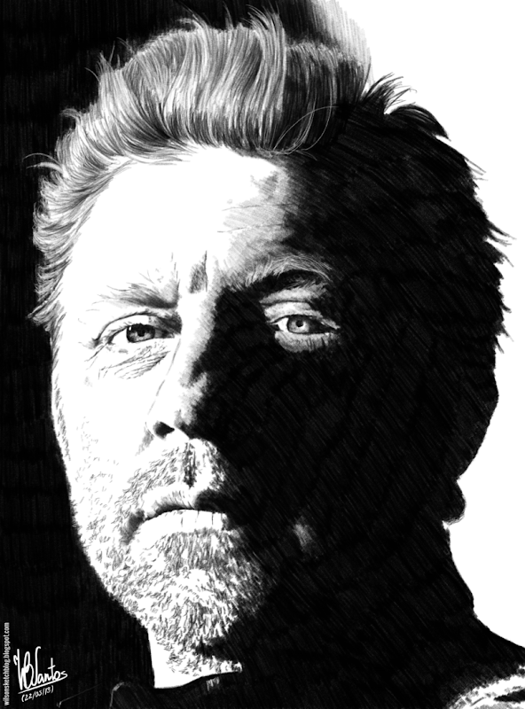 Pencil drawing of Boris Becker, using Krita 2.7 Alpha.