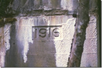 463161743 Date on the Concrete Arch at the Twin Tunnels on the Iron Goat Trail in 2007