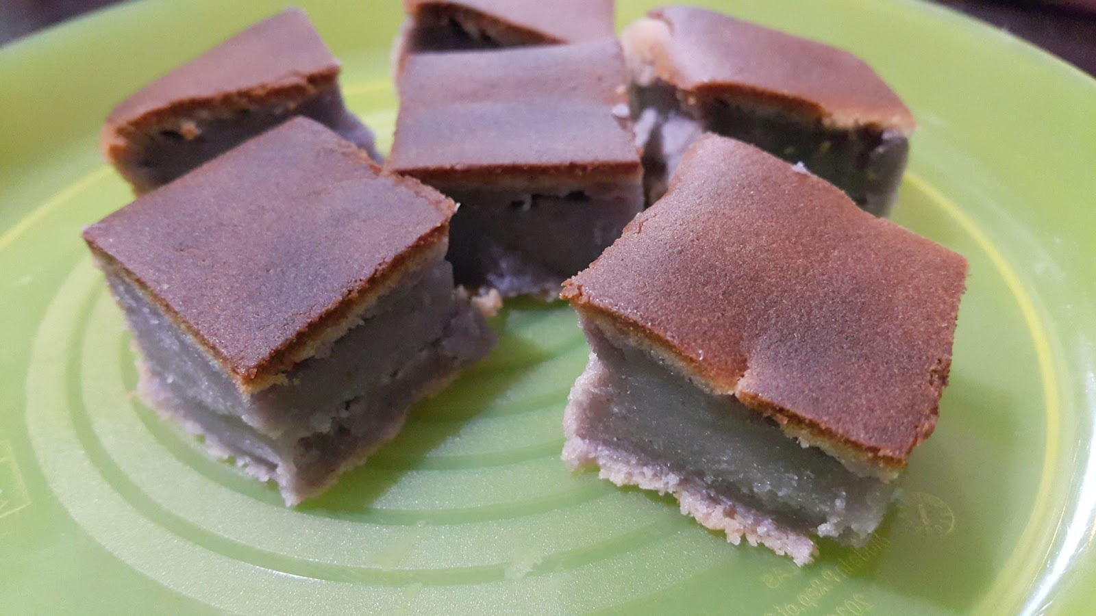 Aziankhalil.com: Kuih Bakar Keledek Purple