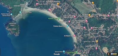 Palolem beach is the most best crescent shaped beach of South Goa