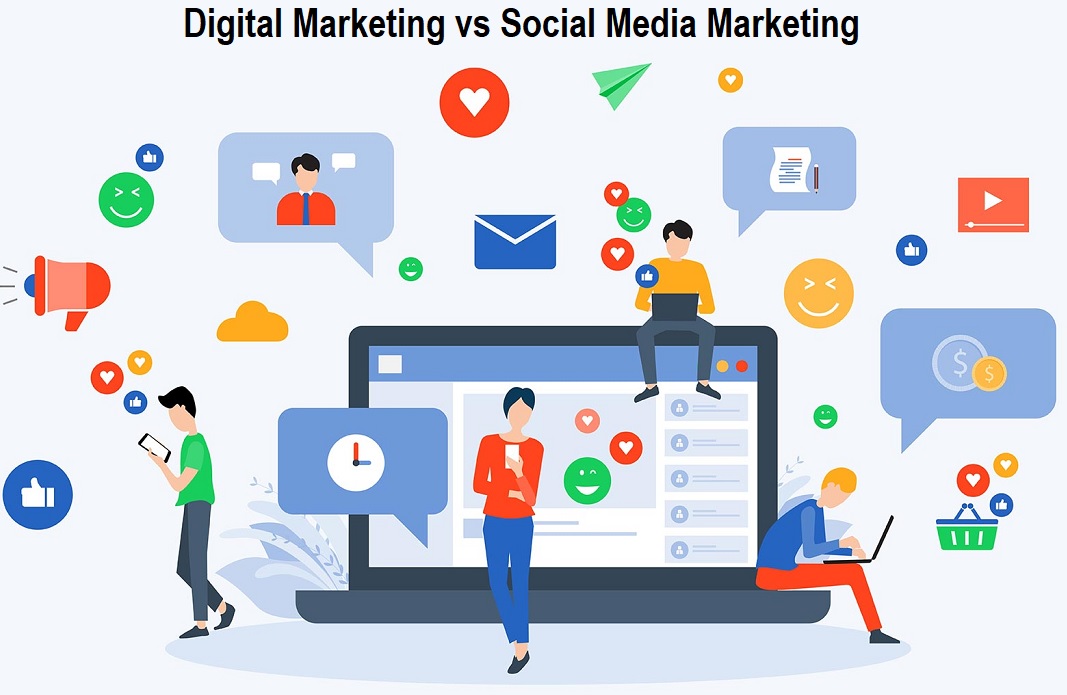 Digital Marketing vs Social Media Marketing