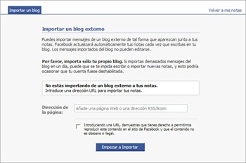 Enlazar Facebook con nuestro blog