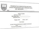 Download Contoh SK Pembentukan Komite Sekolah Tahun 2017/2018