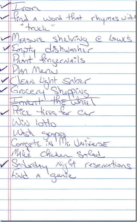 To Do List