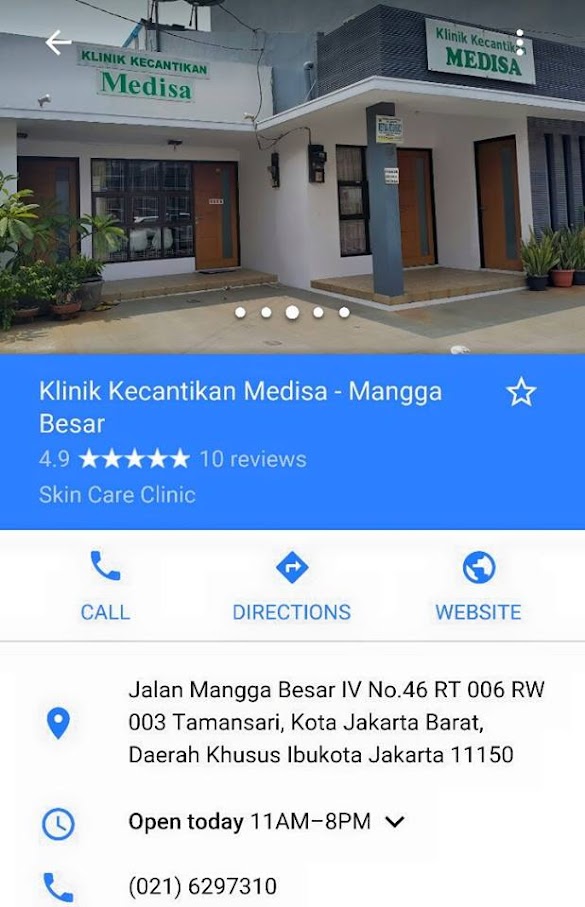 Alamat dan Harga Klinik Kecantikan Medisa Terbaru