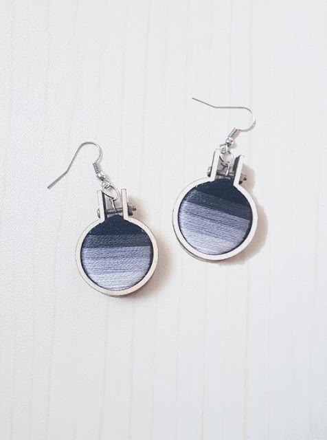 Grayscale Earrings