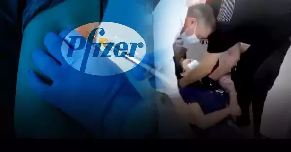 Νοσοκόμα λιποθυμά μόλις κάνει το εμβόλιο της Pfizer  Βίντεο