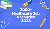 2000+ Health Care Job Vacancies in India: Government and Private