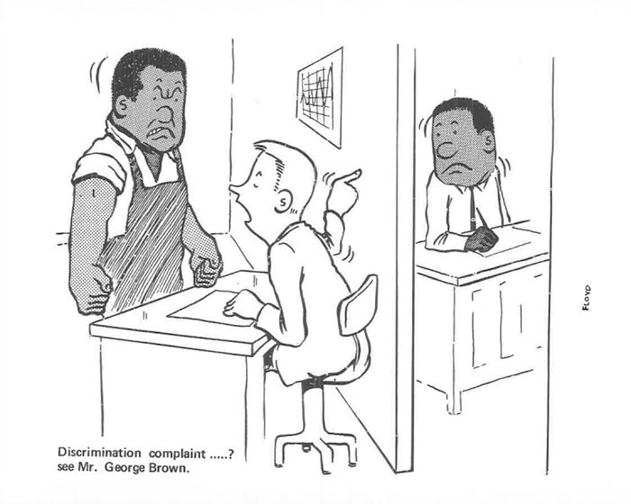 Brutally Honest Comics Drawn By Black Guy Depict What It Was Like Being The One Black Man In A White Work Environment In The 1960s