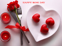 rose day wallpaper, make your moment memorable on day of observance now by gift beautiful rose wallpaper along heart in plate