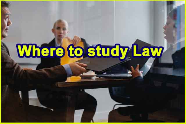 Where to study Law