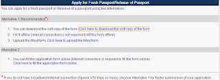 offline passport registration