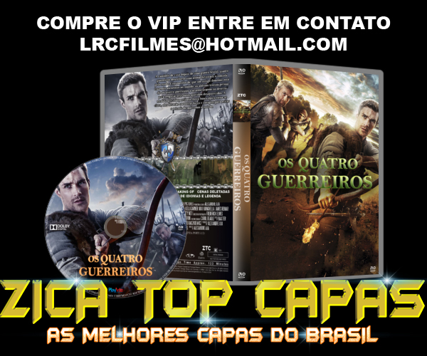 CAPA DO DVD - OS QUATRO GUERREIROS - LABEL - 2015