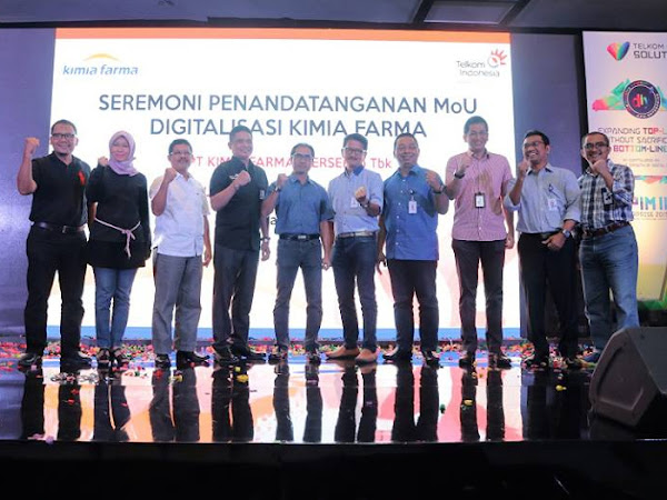 Telkom Dukung Kimia Farma Jadi Perusahaan Kelas Dunia Berbasis Digital