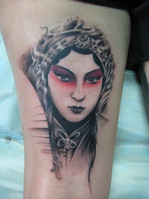 Peking opera, free tattoo design