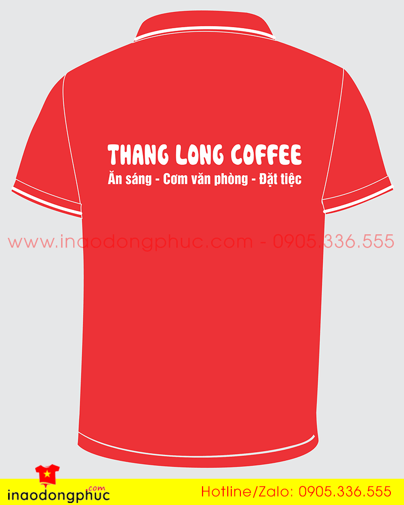 In áo phông Quán Thang Long Coffee