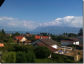 view from Sarah Santacroce's office in Switzerland