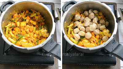 Hotel style vegetable kurma/hotel vegetable kurma recipe, korma recipe- Kuzhali samaiyalarai