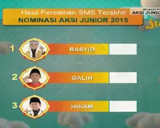 polling sms grand final aksi junior