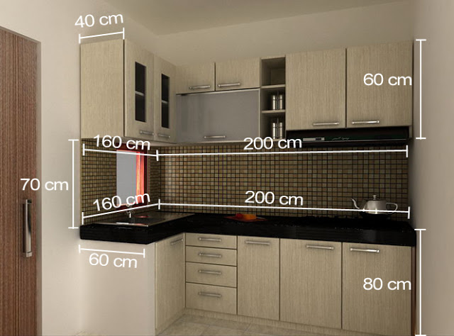 Top Desain Kitchen Set Ukuran 2 Meter