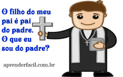 O filho do meu pai é pai do padre. O que eu sou do padre? Resposta!