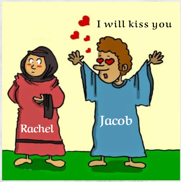 Jacob sexually harasses Rachel in the Bible