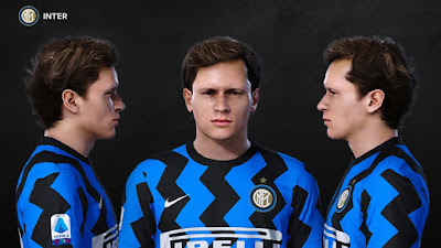 PES 2021 Faces Nicolò Barella by Prince Hamiz